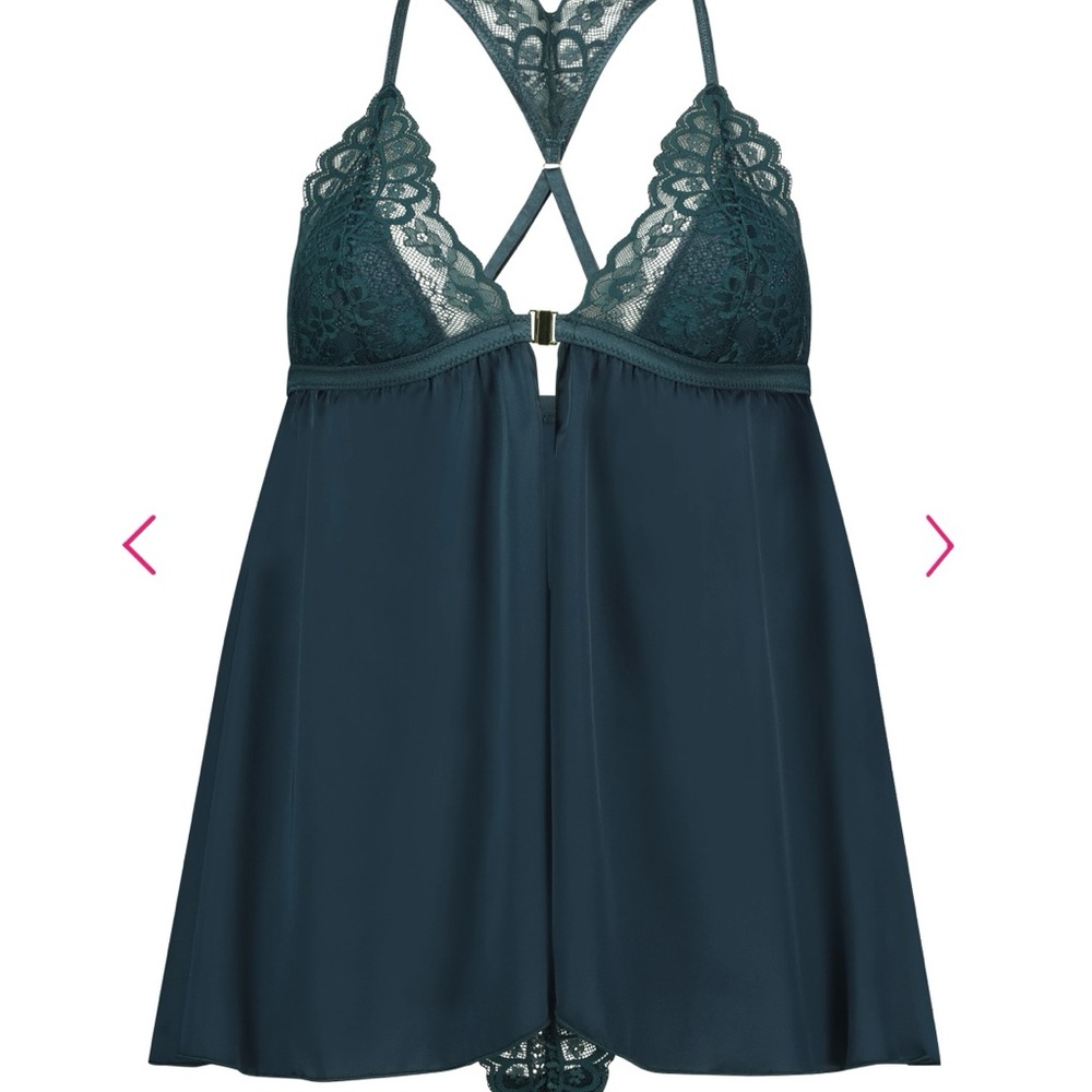 New with Tags Hunkemoller BD Satin Lace Riri Size Small